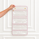 Porta Laço Off White com Floral 