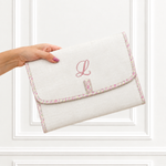 Porta Laço Off White com Floral 