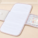 Trocador com Bolso Off White com Floral 