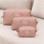 Trio Necessaire Rosegold Matelado
