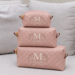 Trio Necessaire Rosegold Matelado