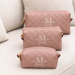 Trio Necessaire Rosegold Matelado