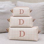 Trio Necessaire Xadrez Rose
