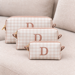 Trio Necessaire Xadrez Rose