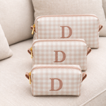 Trio Necessaire Xadrez Rose
