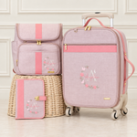 Kit Maternidade Linho Rose com Rosa