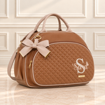 Bolsa Maternidade Caramelo Matelassê