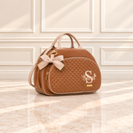 Bolsa Maternidade Caramelo Matelassê