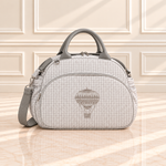 Bolsa Maternidade Cinza Estampado