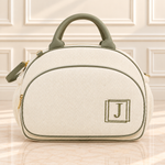 Bolsa Maternidade Tricot Off com Verde