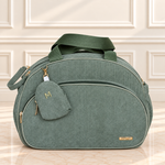 Bolsa Maternidade Cotelê Verde