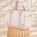 Bolsa Londres Xadrez Rosé