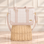 Bolsa Londres Xadrez Rosé
