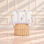 Bolsa Londres Off White com Lavanda