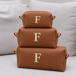 Trio Necessaire Caramelo