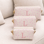 Trio Necessaire Floral com Off White