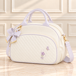 Bolsa Maternidade Off White com Lavanda