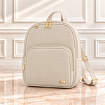 Mochila Tradicional Linho Cru com Off White
