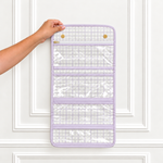 Porta Laço Prata com Lavanda (interno Xadrez)