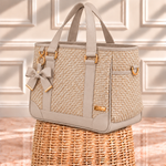 Bolsa Londres Tresse com Bege