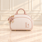 Bolsa Maternidade Xadrez Rose