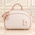 Bolsa Maternidade Xadrez Rose
