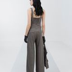 Macacão Tweed Marrom