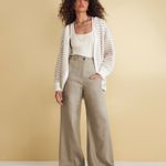 Cardigan Tricot Escama Areia