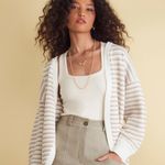 Cardigan Tricot Escama Areia