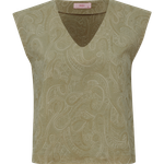 Blusa Bordado Chá Verde