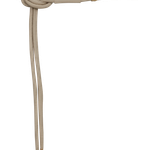 Cinto Couro Corda Marfim