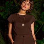 Blusa Niri Café