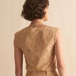 Blusa Bordado Areia