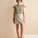 Shorts-saia Matiz Chá Verde