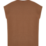Blusa Gola Tricot Camelo