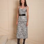 Vestido Midi Mayfair Prata