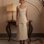 Vestido Midi Mayfair Dourado