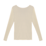 Blusa Tule Oxford Manteiga