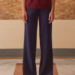 Calça Wide Dover Marinho