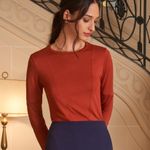Blusa Ml Eton Terracota