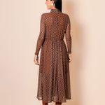 Vestido Tule Fe Tonetti Camelo