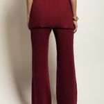 Calça Tricot Shetland Vinho