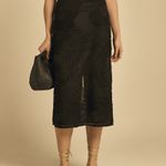 Saia Midi Waves Preto