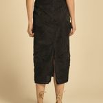Saia Midi Waves Preto