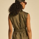 Colete Linho Selene Verde Escuro