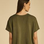 Blusa Ampla Tricot Verde