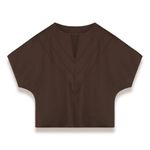 Blusa MC Clio Marrom