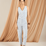 Regata Jacquard Lume Azul Claro