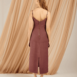 Vestido Zaya Marrom