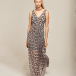 Vestido Tule Elara Estampado